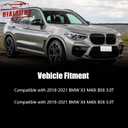 Cold Air Intake Kit with Heat Shield Compatible with 2018-2021 BMW X3 X4 M40i B58 3.0T, Increases Horsepower & Torque, More Aggressive and Sporty Induction Sound