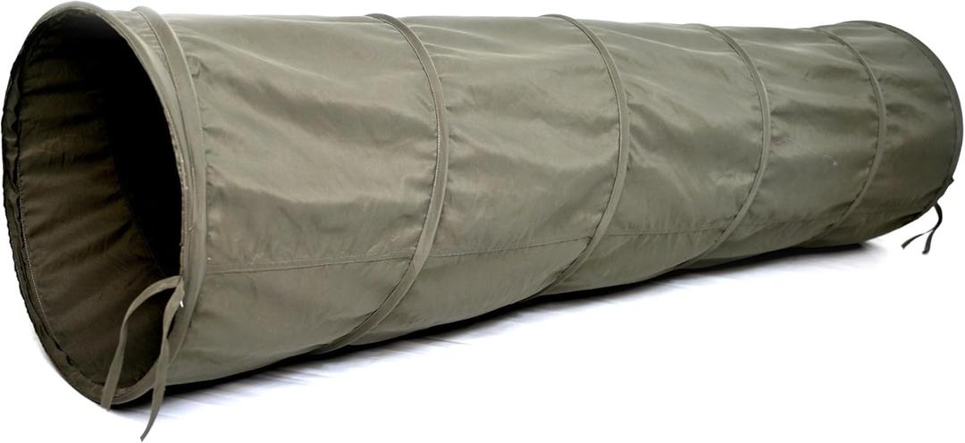 River & Aria Co Kids Tunnel Toys for Toddlers 1-3 - Baby Tunnel Crawl Indoor and Outdoor, 6ft Kids Tunnels Crawl, Interactive Hide and Seek Play for Children (Green)