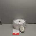 VONLUCE Semi Flush Mount Ceiling Light, 12.2'' Ceiling Light Fixture with Pleated Shade, 2-Light Modern Drum Light Fixture for Bedroom Living Room Entryway Hallway, White Shade & Bronze Finish