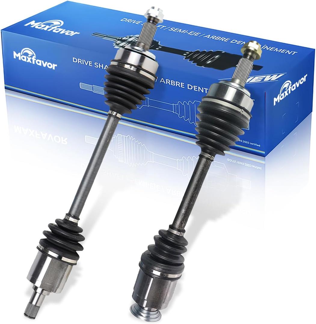 Maxfavor Pair (2) Front CV Axle Shaft Assembly Compatible with 2007 2008 2009 2010 2011 2012 2013 2014 Honda CR-V 2.4L L4 Driver and Passenger Side NCV36574 NCV36575 CV Joint Axle
