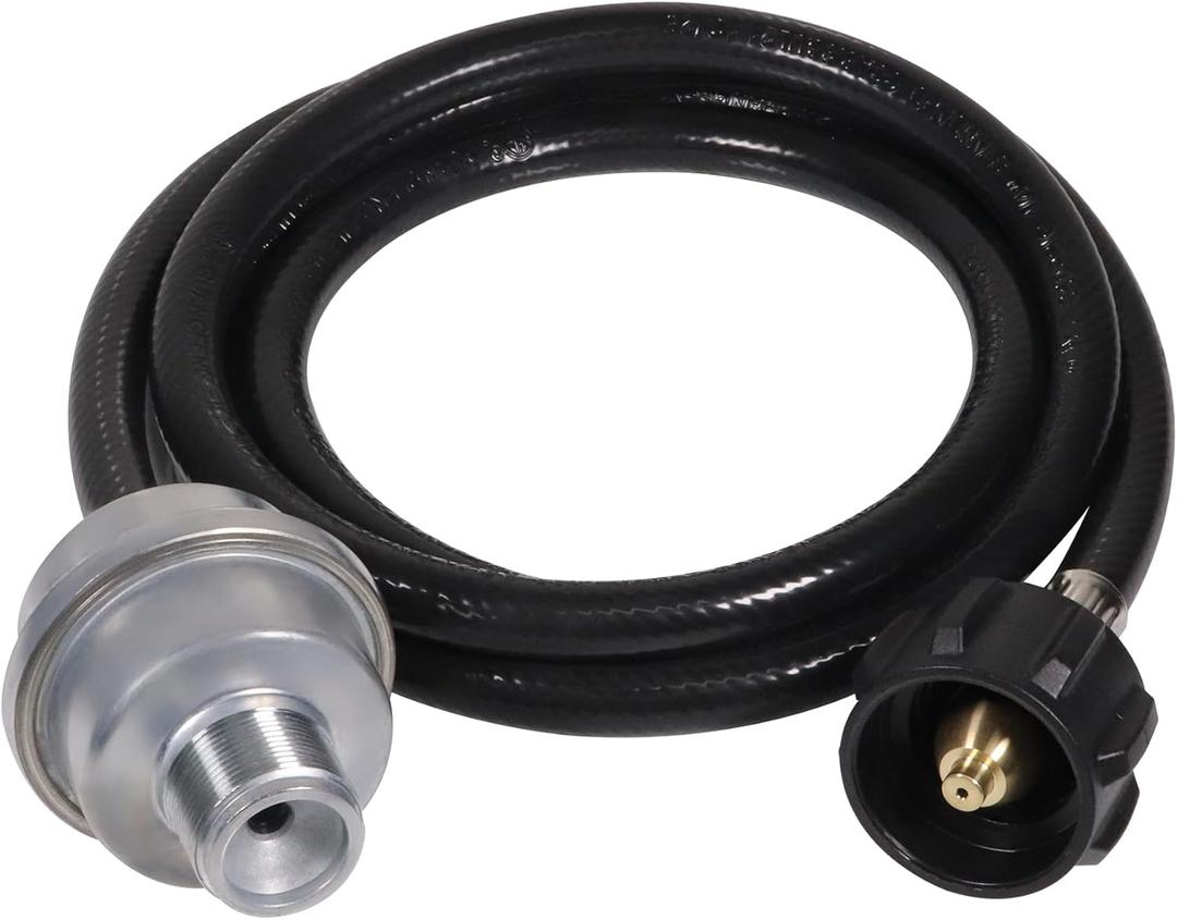 Propane Fuel Filter F273699 with 6FT Adapter Hose and QCC1/Type1 Adapter for Buddy Heater Connect 20-45lb Propane Tanks