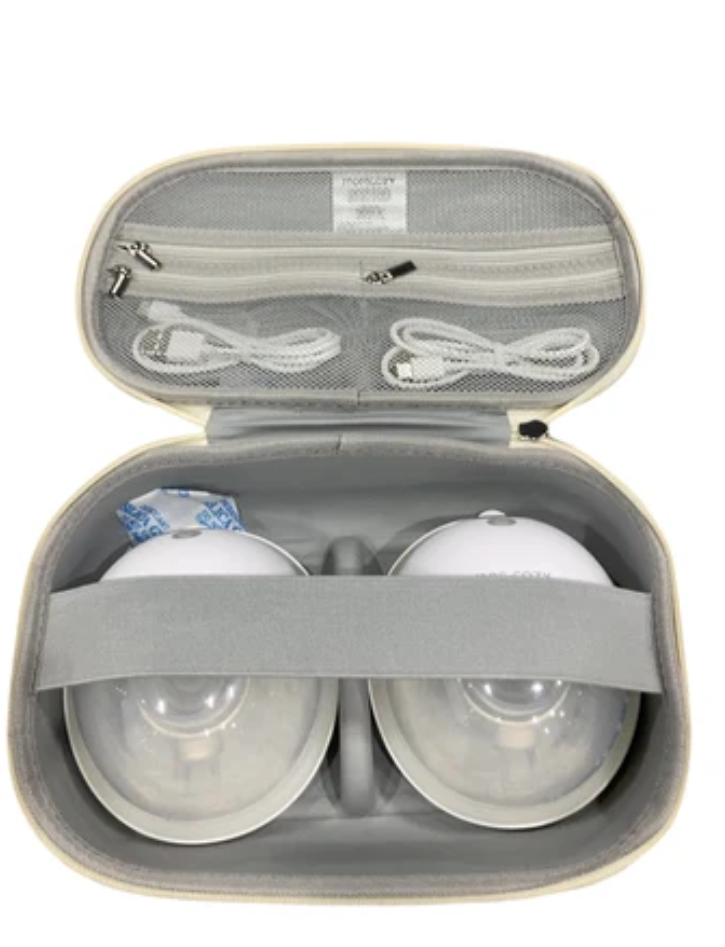 Momcozy All-in-one M5 Double Wearable Breast Pump, Quill Grey