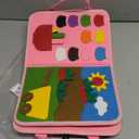 Exorany Busy Board Montessori Toys for Toddler Girl Birthday Gifts, Busy Book Sensory Learning Toys for Toddlers, Toddler Girl Airplane Car Travel Toy Educational Activities