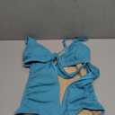 SHAPSHE Women's Tummy Control Swimsuit One Piece Slimming Bathing Suit Cutout Tie Knot Front Bikini Push Up Swimwear, M