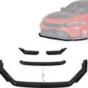 Front Lip Splitter Glossy Black for Honda Civic Type-R FL5 2023-2026 | JDM Style Air Dam Chin Spoiler,Easy Installation,Perfect Fit