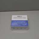 Cordless Rechargeable Ultrasonic Retainer Cleaner, 50kHz Portable Sonic Cleaner for Mouth Guard and Denture, Ultra-Thin Night Guard Aligner Cleaner with 6pcs Tablets, Glossy Black