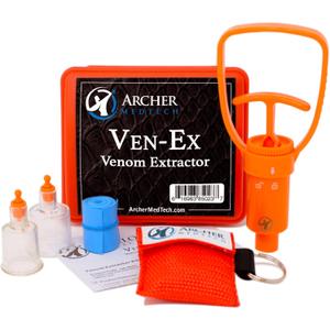 Ven-Ex Snake Bite Kit & Bee Sting Kit Portable Venom Extractor for Humans and Dogs with Tourniquet, Bonus CPR Face Shield, Outdoor First Aid for Hiking, Camping & Backpacking