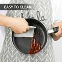 Nonstick Saucepan Set - 1 Quart and 2 Quart,Ultra Non Stick Sauce Pan Small Pot with Glass Lid,Great for Home Kitchen Restaurant,Black