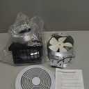 Dryer Vent Cover Outside - 4 Inch Stainless Steel Exterior Dryer Vent Cover with One-Way Damper, Weatherproof Fixed Mesh & Noise Reducing Rubber Gasket for Laundry Room, RV