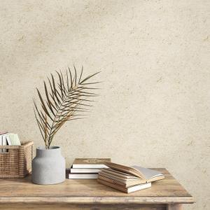 VEELIKE Sandstone Peel and Stick Wallpaper Textured Beige Concrete Wallpaper for Bedroom Bathroom 15.7''x118'' Removable Limewash Wall Paper Self Adhesive Concrete Contact Paper for Walls Countertops