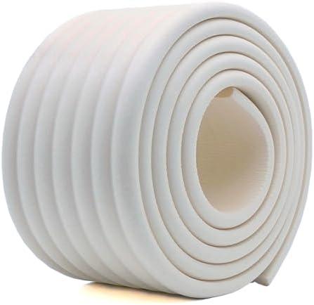 M2cbridge Multifunctional Edge and Corner Guard Coverage Baby Safety Bumper DIY 6.5 Ft (Rice White)