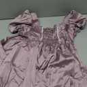 Regency Dresses for Women Luxurious Rhinestone Satin Victorian Party Gown (Small, Dark Purple)