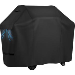 iCOVER Grill Cover 50 inch, BBQ Grill Cover for Outdoor Grill, 600D Heavy Duty Waterproof BBQ Cover, Anti-UV and Rip-Proof Barbecue Cover, Gas Grill Cover for Weber, Char-Broil, Nexgrill, etc