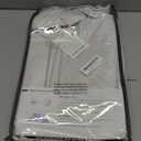 INOVADAY 100% Blackout Curtains for Bedroom, Black Out Curtains 72 Inch Long, Clip Rings Linen Blackout Drapes, Thermal Insulated Room Darkening for Living Room, 2 Panels - Beige,W50xL72