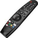 Voice Magic Remote for LG OLED QNED NanoCell Webos Smart TV Magic Remote Control Replacement AKB75855501 ANMR20GA MR19BA MR21 MR22 MR23 MR24 GA GN GC MR18BA MR650A, with Pointer Function