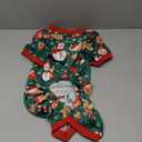 Dog Christmas Pajamas Soft Lightweight Velvet Dog Christmas Outfit Warm Pet Winter Clothes for Small Medium Large Pet Dogs Cats, XXL