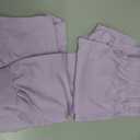 Niaahinn Women's Scrub Top with Classic V-Neck & Yoga Jogger Pants Medical Nursing Uniform Set (Purple) (Lavender, S)