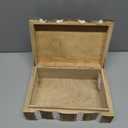 Great Birthday Gift Handmade Decorative Wooden Jewelry Box Tree Of Life Carving Jewelry Organizer Keepsake Box Treasure Chest Trinket Holder Watch Box Storage Lock Box 9 x 6 Inch Housewarming Gift