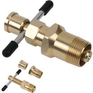 Pipe Olive Remover Puller Tool Easy Removal Without Damage, Olive Puller Ferrule Puller, Compression Sleeve Puller Suitable for Brass Olive Pipes with Diameters of 1/2in & 3/4in