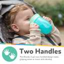 Nuby Wonder Cup - Spill-Proof Toddler Sippy Cups - (3 Pack) 5 oz - Sip from All Sides - Leak Resistant - Spoutless Transition Cup - Aqua/Purple/Pink