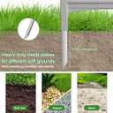KINYING Air Conditioner Fence Privacy Screen,4 Panels Pool Equipment Trash Can Enclosure Screen for Outdoor,Resin Fence Panels Kit,45" (H) x 22" (W) Per Panel, White