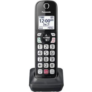 Panasonic Additional Cordless Phone Handset for use with KX-TGD81x and KX-TGD83x Series Cordless Phone Systems - KX-TGDA83M (Metallic Black)