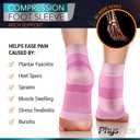 Ankle Brace for Women & Men - Compression Socks 20-30mmHg, Achilles Tendonitis, Plantar Fasciitis Relief, Sprained Ankle, Heel Spurs, Foot Swelling & Fatigue, Arch Support (1 Pair), Medium