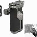 SMALLRIG Quick Release Rotating Side Handle with Integrated NATO Rail, NATO Side Handgrip for DLSR Camera Cage Kit, Left or Right Side Adjustable, HawkLock H21-4485