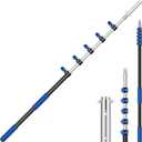 Pool Pole,Extension Telescoping Pole for Swimming Pool Cleaning Poles,Telescopic Heavy Duty Aluminum Alloy (24 FT Upgrade)