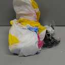 4FT Happy Birthday Inflatable Cake with Candles, Built-in LED Lights, Suitable for Indoor Outdoor Yard Lawn Decoration