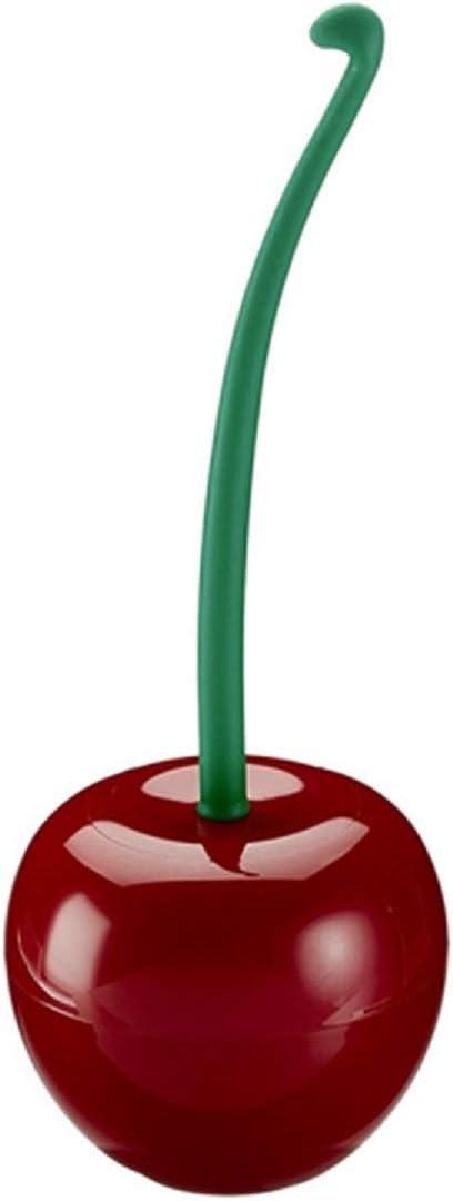Cherry Shape Toilet Brush - Standing Toilet Brush Set - Compact Household Bathroom Cherry Brush (Red Brush) Cherry Shape Toilet Brush - Standing Toilet Brush Set - Compact Household Bathroom Cherry Brush (Red Brush)