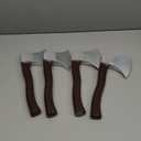 4 Pieces Foam Hatchet Halloween Hatchet Props Axe Halloween Costume Prop Realistic Hatchet for Halloween Costume Party Trick Props