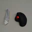 Nulea M501 Wireless Trackball Mouse, Rechargeable Ergonomic, Easy Thumb Control, Precise & Smooth Tracking, 3 Device Connection (Bluetooth or USB Receiver), Compatible for PC, Laptop, Mac, Windows.