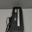 Paper Shredder Without Basket 6-Sheet Strip Cut Shredder for Home Use,Small Document Shredding Machine for Office,Shred Staple/Card,Mini Portable with Extendable Arm,Jam Proof