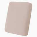 hyha Milk Silk Couch Cushion Covers, Soft Magic Sofa Covers Washable for Cushion Couch, Stretch Sectional Outdoor Cushion Covers for Patio Furniture with Elastic Bottom(Small, Taupe)