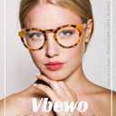 6 Pack Blue Light Blocking Reading Glasses - TR90 Retro Round Readers for Women Men - Spring Hinge Frames with UV400 Anti-Reflective Lens (3.0x)