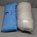 DreamyBlue Moon Pillow  Adjustable Loft, Luxury Cover, Shredded Memory Foam  for Back, Side and Combination Sleepers  Neutral Alignment for All  CertiPUR-US Certified Foam (Queen)