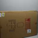 Gold Mirror for Wall, 36x24 Gold Wood Framed, Scalloped Beveled Polished Rectangle Mirror, Large Decorative Mirrors for Wall Decor, Irregular Mirror for Living Room, Bathroom Vanity, Entryway