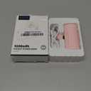 Kuulaa Portable Charger USB C with Built-in USB-C Plug, 4500mAh Mini Power Bank Small Battery Pack for iPhone 15/16,Samsung S22/S23 & Android (Pink)