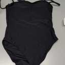 RELLECIGA Women's Bandeau One Piece Swimsuits (Medium, Black)