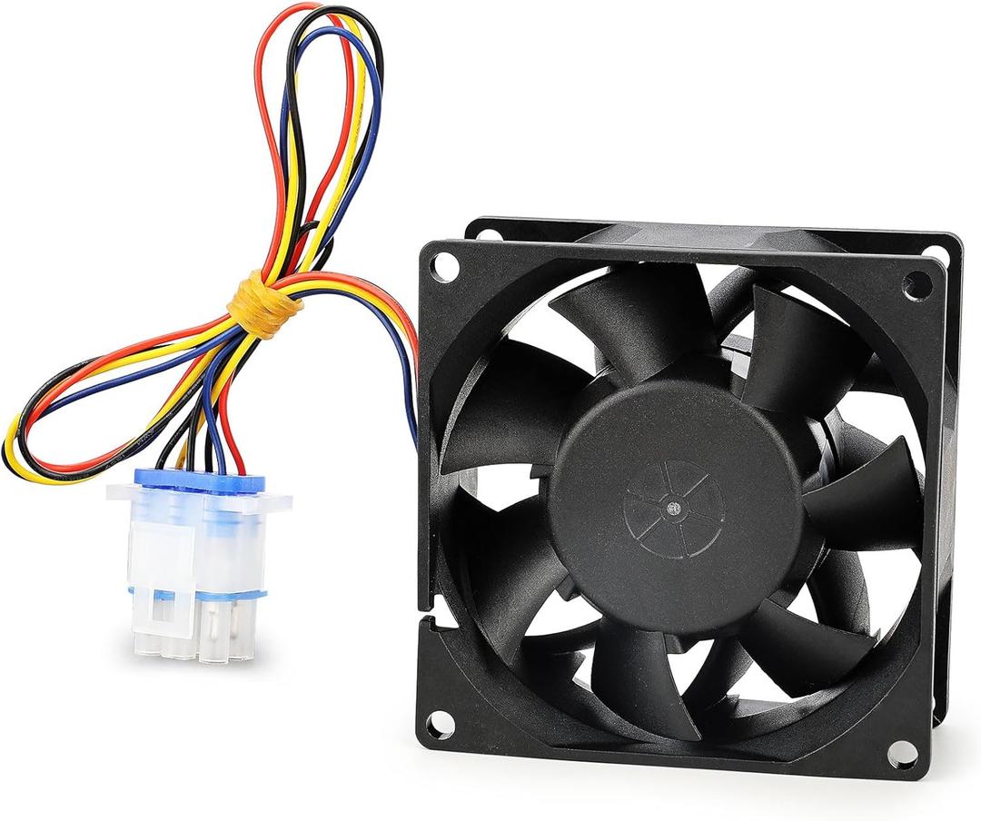 WR60X26866 Upgraded Refrigerator Evaporator Fan Motor, Replaces V80E14MS2A3-57A611, WR60X26030, WR60X26033, WR60X10341, WR60X10356, WR60X10357, etc, fits for GE Refrigerator