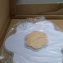 LED Ceiling Lights Fixture 19.7in Dimmable Flower Shape Wooden Nursery Light Fixture with Remote 35W Kids Ceiling Lamp for Kids Room Nursery Room Bedroom Living Room Dining Room