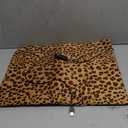 USB Dog Heating Pad, 37x47cm, Leopard Print, Polyester, 3 Temperature Levels (30C, 40C, 50C), Warmth for Pets and Humans