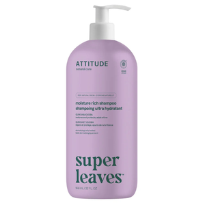 ATTITUDE Moisture Rich Hair Shampoo, EWG Verified, For Dry and Damaged Hair, Naturally Derived Ingredients, Vegan and Plant Based, Quinoa and Jojoba, 32 Fl Oz