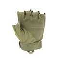  Fingerless Gloves for Airsoft Shooting Half Finger Hunting Hiking Cycling Driving Motorcycle Climbing Work Gloves 2 Pairs(Green) Medium