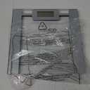 Taylor Digital Bathroom Scale, Glass with Silver Metallic Accents