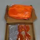 2 Pack Orange Short Bob Wig with Bangs for Women, Girls Neon Bobs Colorful Party Wigs with Heart Sunglasses for Nightclubs Theme Christmas Party Cosplay Daily Fun Carnival Halloween Costume