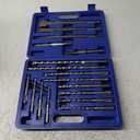 WORKPRO 17-Piece SDS-Plus Rotary Hammer Drill Bits and Chisel Set, Carbide-Tipped Masonry Drill Bits and Chisels for Concrete, Stone, Brick, with Storage Case