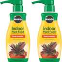 Miracle-Gro Indoor Plant Food, Liquid Plant Food for Houseplants, Snake Plants, Peace Lilies, Flowers, Vegetables, Herbs and More, 8 oz., 2-Pack