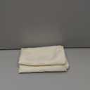 PLOYMONO Ivory Heavy Duty Cloth Napkins - 17 x 17 Inch Solid Washable Polyester Dinner Napkins - Set of 8 Napkins with Hemmed Edges - Great for Weddings, Parties, Banquets Dinner & More